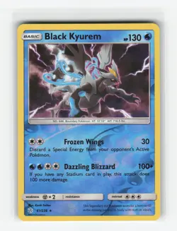 BLACK KYUREM 61/236 COSMIC ECLIPSE REVERSE HOLO RARE POKEMON TCG NM-LP - Image 1