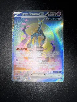 Iron Crown ex 206/162 Temporal Forces Special Illustration Rare Pokemon Card NM - Image 1