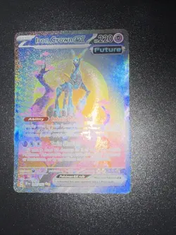 Iron Crown ex 206/162 Temporal Forces Special Illustration Rare Pokemon Card NM - Image 2