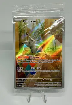 Pokemon TCG Mimikyu Scarlet & Violet SVP 075 Holo SEALED Promo Card - Image 1
