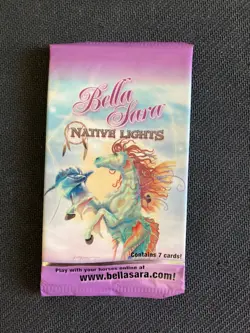 Bella Sara Native Lights Booster Pack NEW Collectible Card Game UNOPENED - Image 1