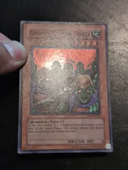 Yu-Gi-Oh! SUPER RARE CARD GOBLIN ATTACK FORCE DB1-EN202 LP - Image 2