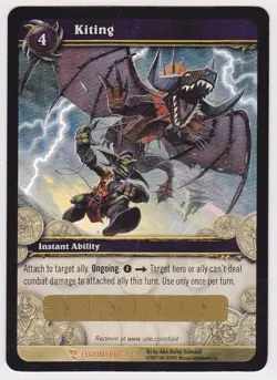 World of Warcraft WOW TCG KITING Unscratched Loot Card - Image 1