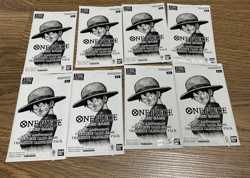 8x ENGLISH 3rd Anniversary One Piece Card Game Treasure Campaign Pack SEALED - Image 1