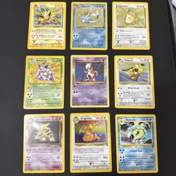 Pokemon Bulk Wotc 9 Card Vintage Lot HOLO Unlimited LP-MP - Image 1