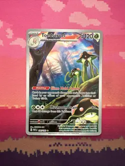 Pokemon Card Toedscruel 185/182 Paradox Rift Illustration Rare Near Mint - Image 1