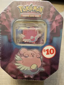 Pokemon TCG Blissey Tin w/ 10 Mini 3-Card Booster Packs - NEW/SEALED - Image 1