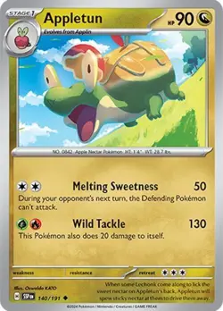 Appletun 140/191 | Surging Sparks | Uncommon Non Holo NM Pokemon Card - Image 1