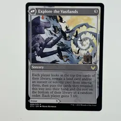MTG Wandering Archaic Alter Hand Painted Lava Altered Card Explore the Vastlands - Image 4
