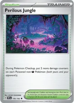 Perilous Jungle 156/162 | Trainer Stadium | Temporal Forces Pokemon Card - Image 1