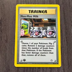 Moo-Moo Milk 101/111 Neo Genesis 1st Edition Regular MP Pokemon Card TCG WOTC - Image 1