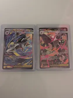 Phantasmal Flames Pokemon Card SIR Lot of 2 Mega Sharpedo and Mega Lopunny - Image 1