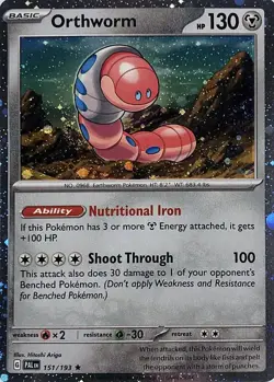 Orthworm - (Cosmo Holo) Promo Miscellaneous Cards & Products 151/193 NM - Image 1