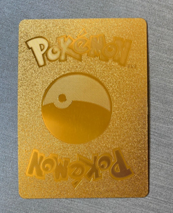 Charizard V Pokemon HP508 Gold Foil Textured Fan Art Card - Image 3
