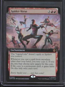 Marvel's Spider-Man #263 Spider-Verse Extended Art Foil Mythic - Image 1