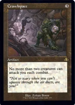 Crawlspace (Retro Frame) - Dominaria Remastered - Magic MTG NM - Image 1