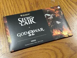 MTG Secret Lair X PlayStation: God Of War Greek Foil Edition - Sealed - Image 1