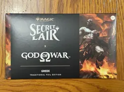 MTG Secret Lair X PlayStation: God Of War Greek Foil Edition - Sealed - Image 2