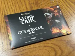 MTG Secret Lair X PlayStation: God Of War Greek Foil Edition - Sealed - Image 3