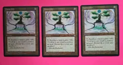 Magic the Gathering MTG Ice Age ZURAN ORB X 3 LP/EX U 1995 Nice! - Image 1
