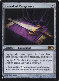 Sword of Vengeance The List Regular Rare #216 NM MTG - Image 1
