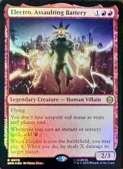 Electro, Assaulting Battery Marvel's Spider-Man Foil - Image 1