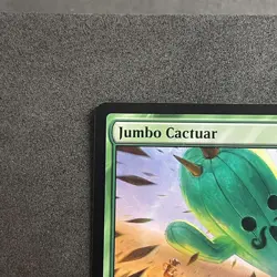 MTG Magic the Gathering Jumbo Cactuar Final Fantasy Regular (Non-Foil) NM - Image 2