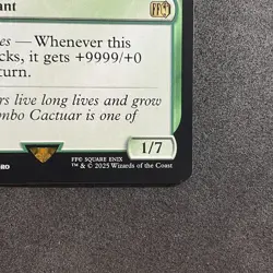 MTG Magic the Gathering Jumbo Cactuar Final Fantasy Regular (Non-Foil) NM - Image 5