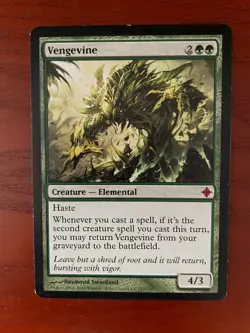 MTG Vengevine SINGLE USED EXCELLENT CONDITION SEE PHOTOS - Image 1