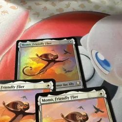 4x Full Set Momo, Friendly Flier Avatar: The Last Airbender 3 Reg., 1 Foil MTG - Image 4