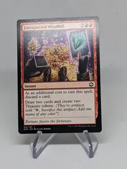 Unexpected Windfall - MTG Magic the Gathering - AFR - Image 1