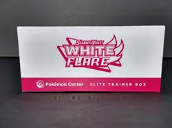 Pokemon Center White Flare Elite Trainer Box PC ETB New Factory Sealed - Image 4