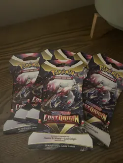 6x Pokemon Lost Origin Sleeved Booster Pack - Image 1