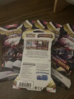 6x Pokemon Lost Origin Sleeved Booster Pack - Image 2