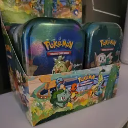 Pokemon Celebrations 25th Anniversary Mini Tins Full Set W/ Display Box - Empty 820650809378 - Image 1