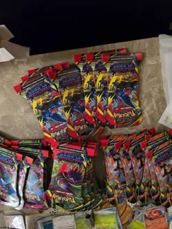 **NEW** Pokemon TCG Pokemon Phantasmal Flames 10x Booster Packs - Image 2