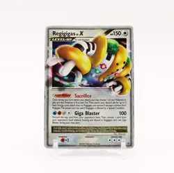 Regigigas Lv. X - DP30 Black Star Promo Holo Pokemon - DMG - Image 1