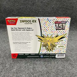 Pokemon TCG: Scarlet & Violet 151 Zapdos EX Collection Box, Sealed Box is Worn - Image 2