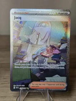 Pokemon TCG Jacq SIR 250/198 Scarlet and Violet Base Set Ultra Rare - Image 1