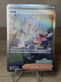 Pokemon TCG Jacq SIR 250/198 Scarlet and Violet Base Set Ultra Rare - Image 3