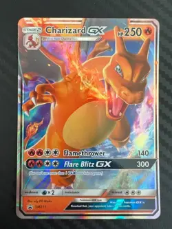 Pokemon TCG Charizard GX SM211 Hidden Fates Promo VLP - Image 1