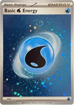 ?? Basic Water Energy | Cosmos Holo 003 SVE | Pokemon TCG NM - Image 1
