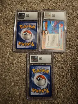 LOT OF 3 CGC Graded Pokemon Sandslash Zubat Palkia - Image 2