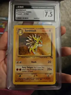LOT OF 3 CGC Graded Pokemon Sandslash Zubat Palkia - Image 4