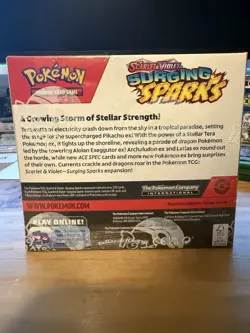 Pokemon TCG Scarlet & Violet Surging Sparks Booster Box 36 Packs - Image 3