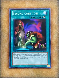 Yugioh Second Coin Toss LCJW-EN268 Common 1st Ed NM - Image 1