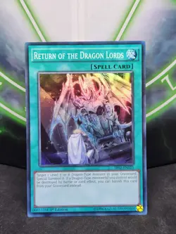 Yugioh Return of the Dragon Lords SR02-EN025 Super Rare 1st Edition NM - Image 1