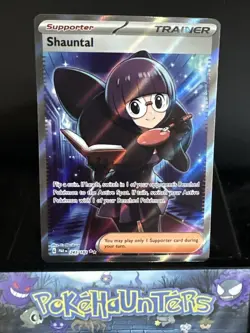 Pokemon Card Shauntal 243/182 Paradox Rift Trainer Ultra Rare NM - Image 1