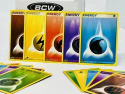 250 Vintage Pokemon Energy Cards. Base, Neo, e-Card and Gym. Mixed Random - Image 2