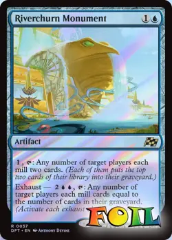 Riverchurn Monument 0057 MTG Aetherdrift Rare NP Foil - Image 1